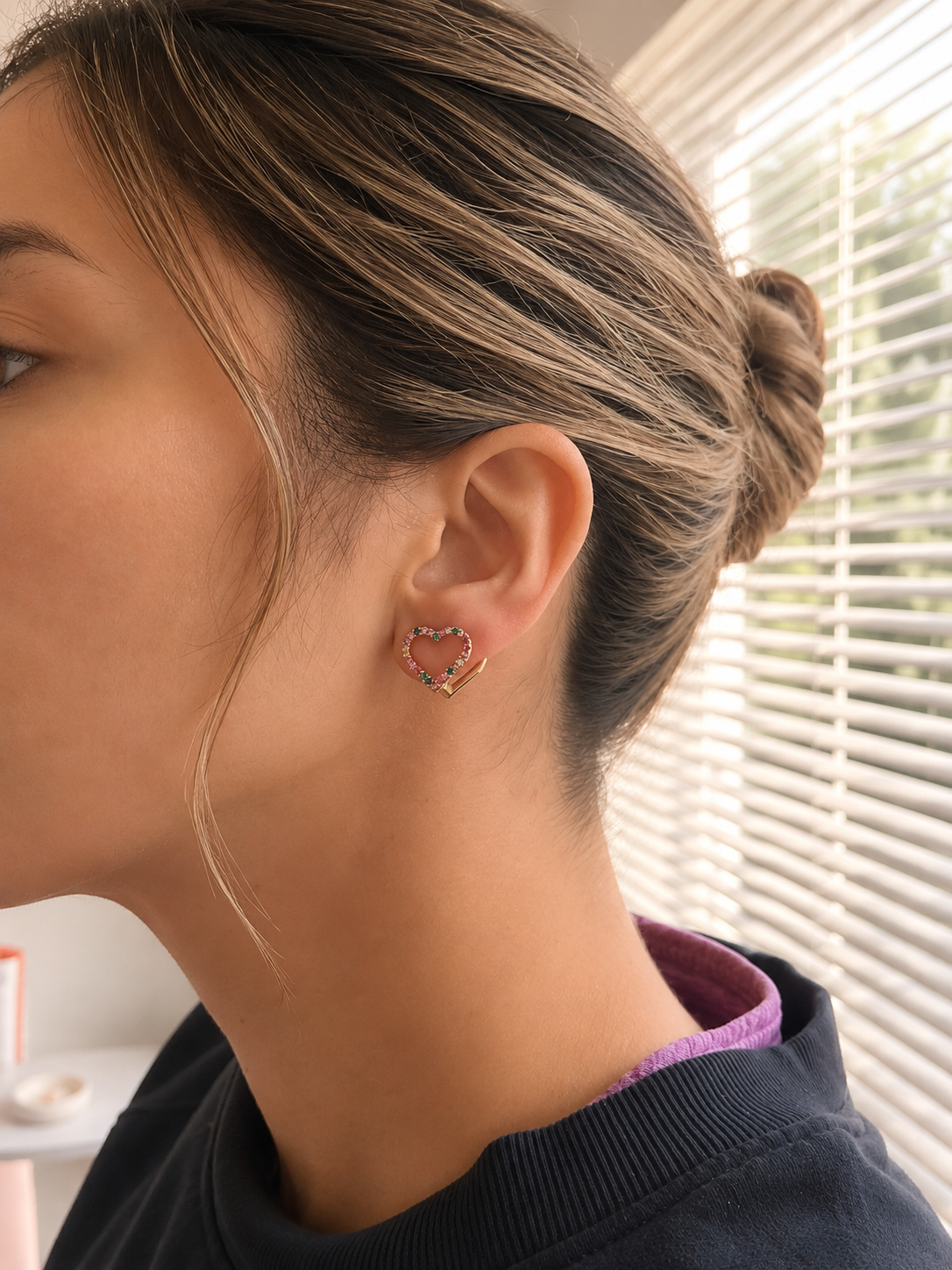Candy Heart Earrings