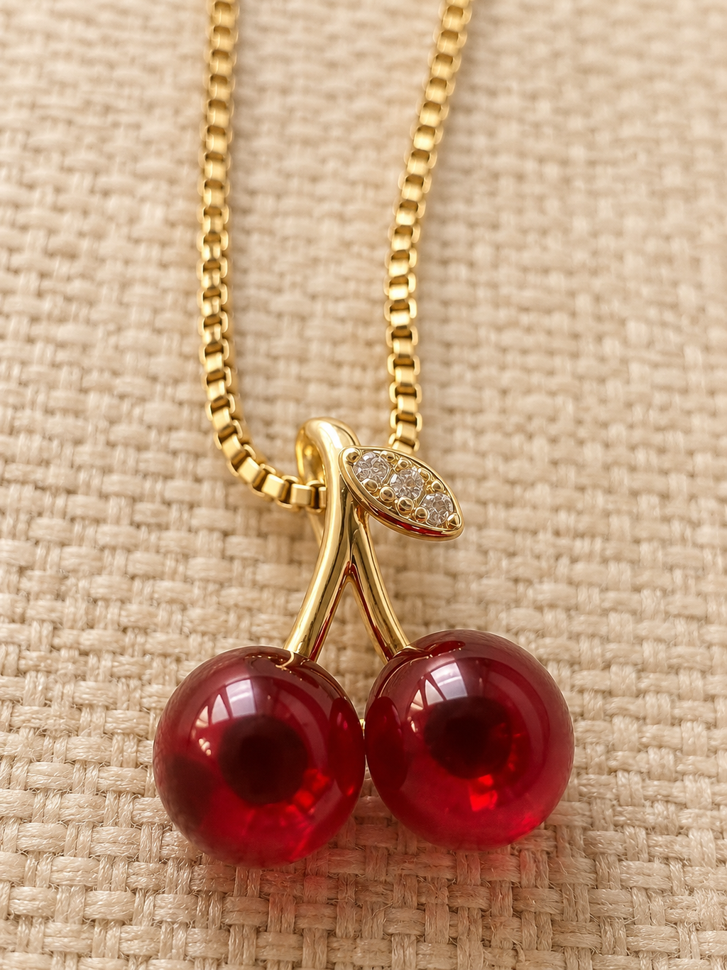 Cherry Charm Necklace