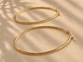Aurelia Oval Hoop Earrings