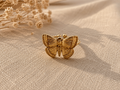 Aurelia Adjustable Butterfly Ring