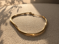 Golden Herringbone Bracelet