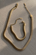 Golden Snake Chain Jewelry Set