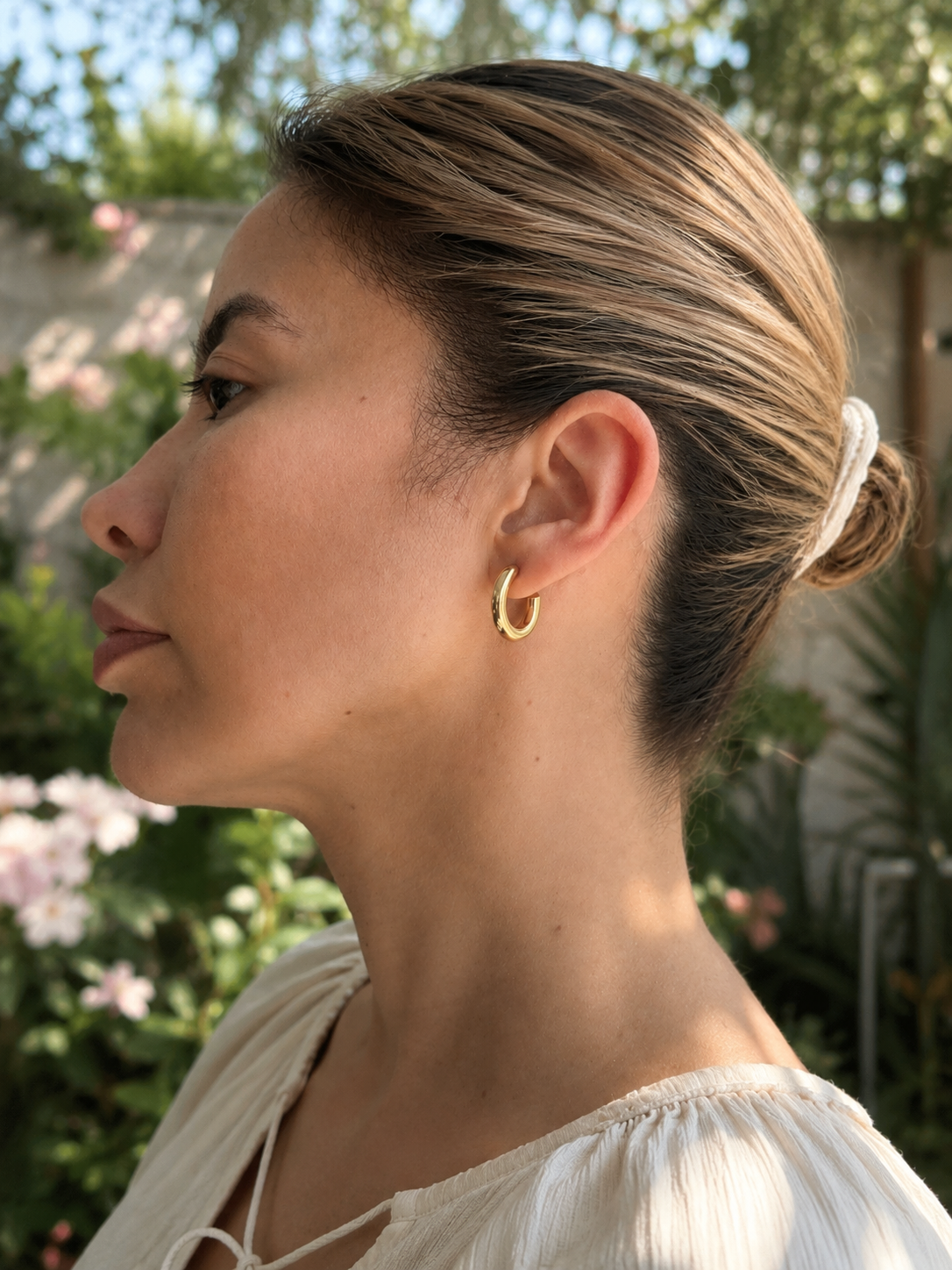 Luna Gold Hoops