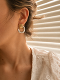 Aurelia Two-Tone Harmony Drop Earrings