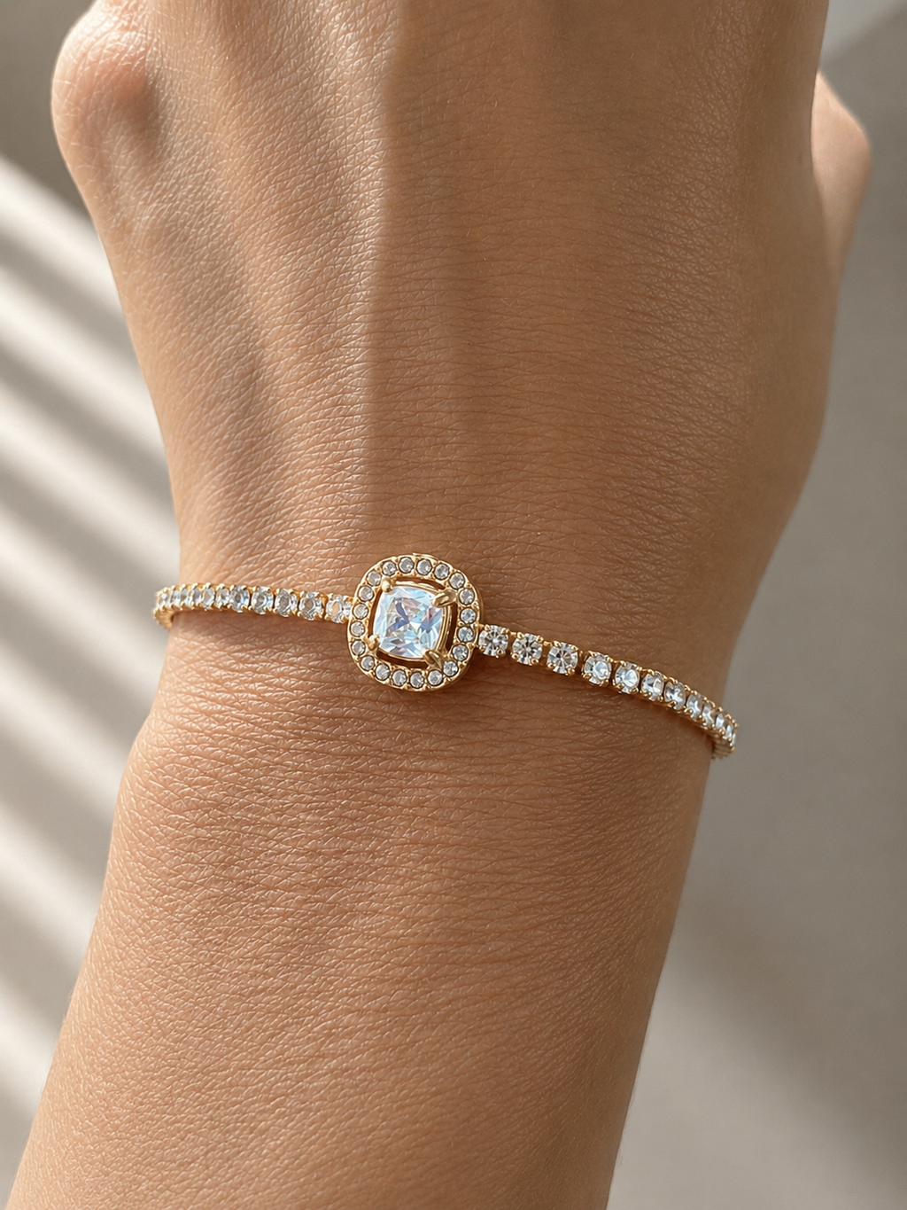 ✨ Celeste Crystal Tennis Bracelet