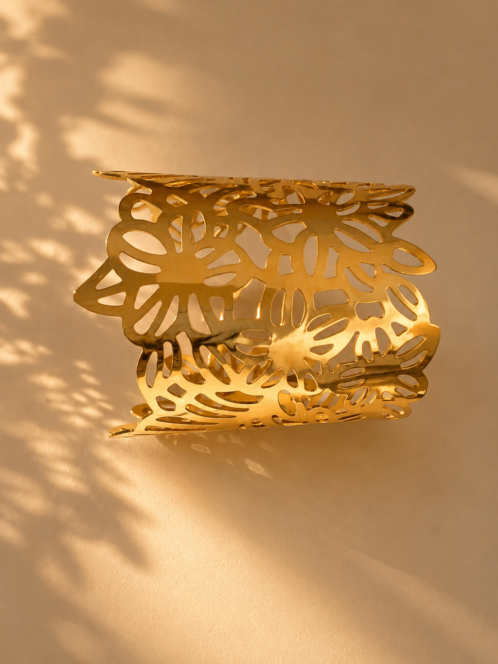 ✨ Monstera Adjustable Cuff Bracelet