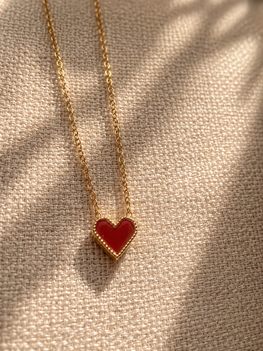 Scarlet Heart Necklace