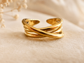 Luna Twist Adjustable Ring