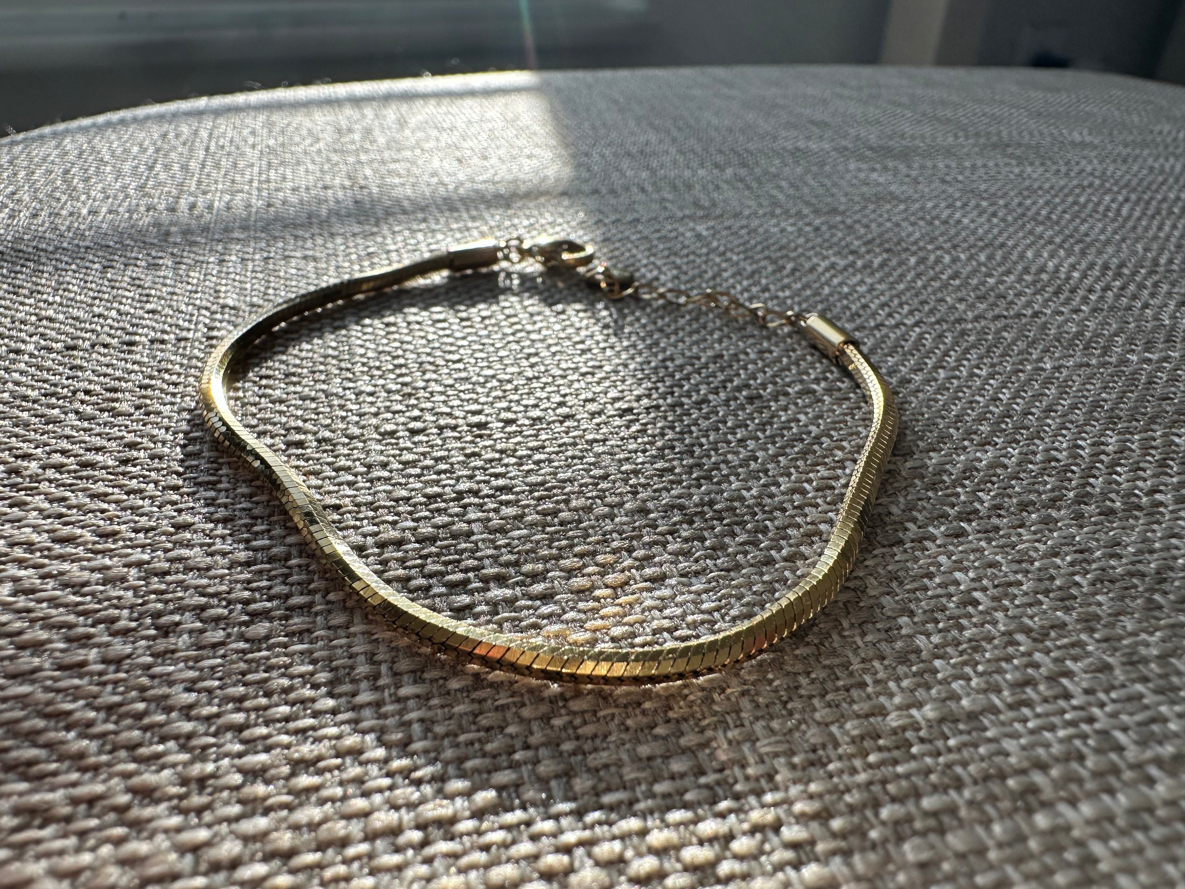 Golden Herringbone Bracelet
