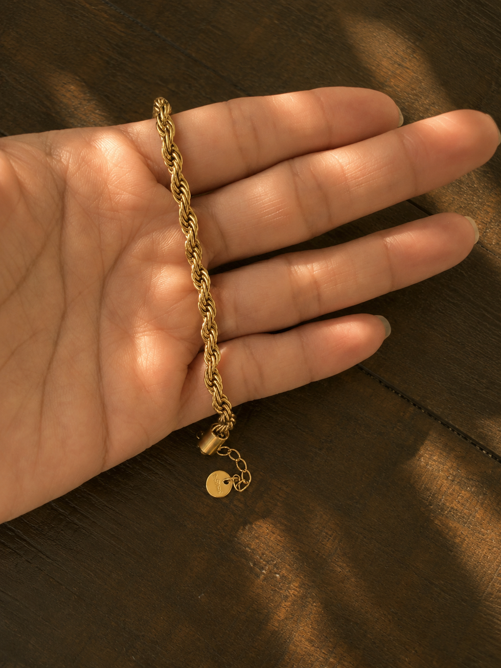 Golden Rope Chain Bracelet
