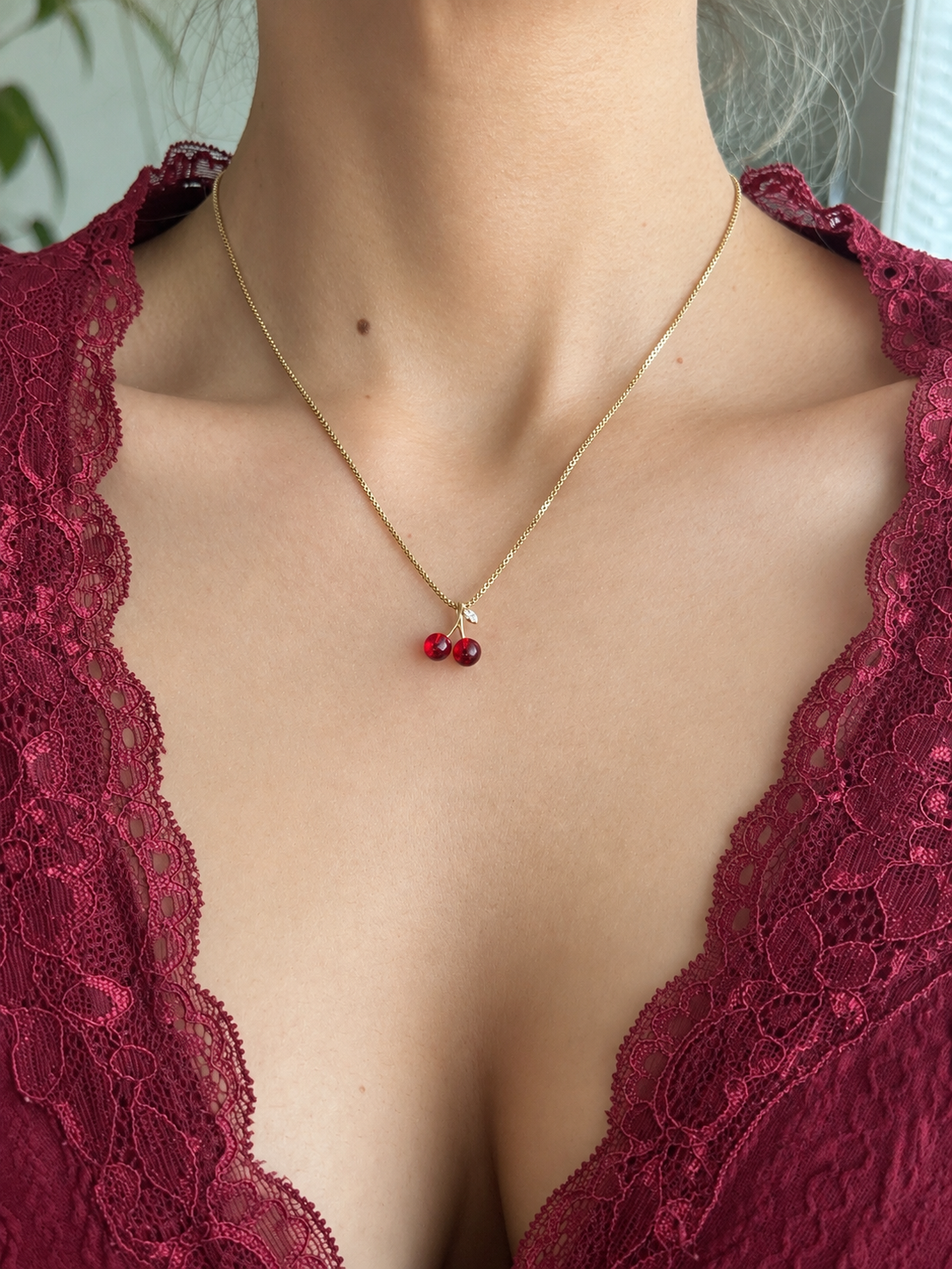 Cherry Charm Necklace