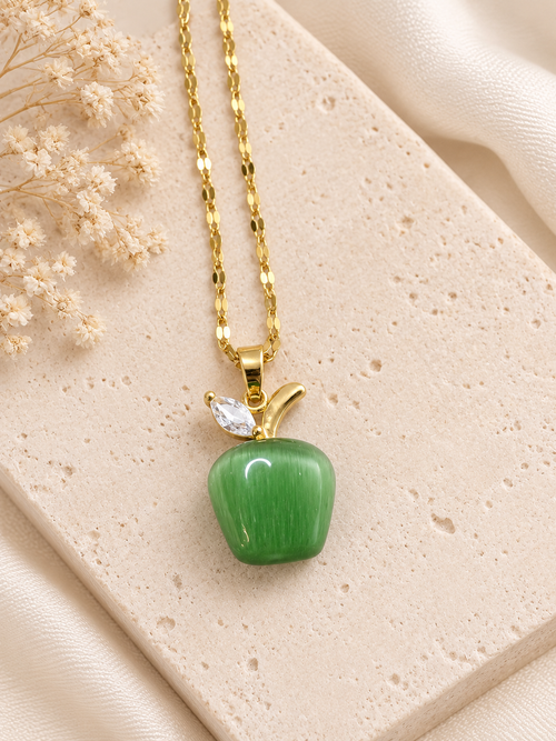 Apple Charm Necklace