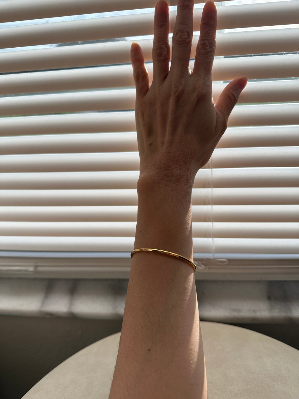 Golden Herringbone Bracelet