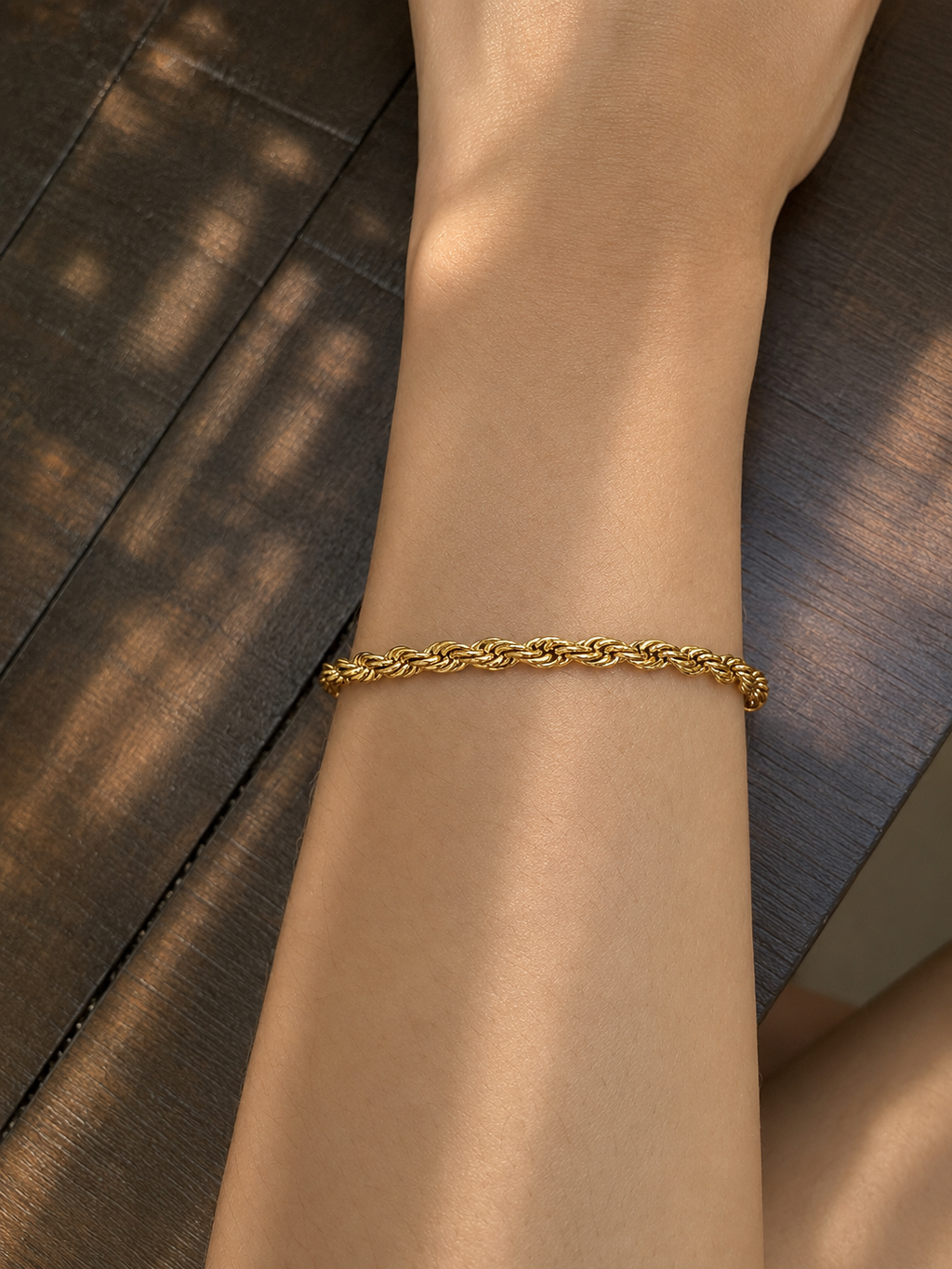 Golden Rope Chain Bracelet