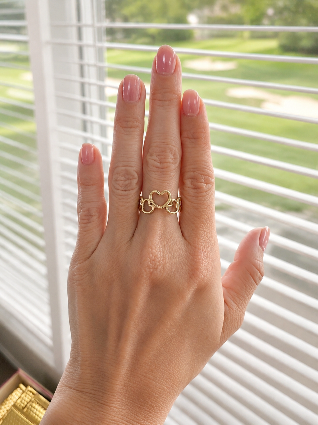 Amour Adjustable Heart Ring