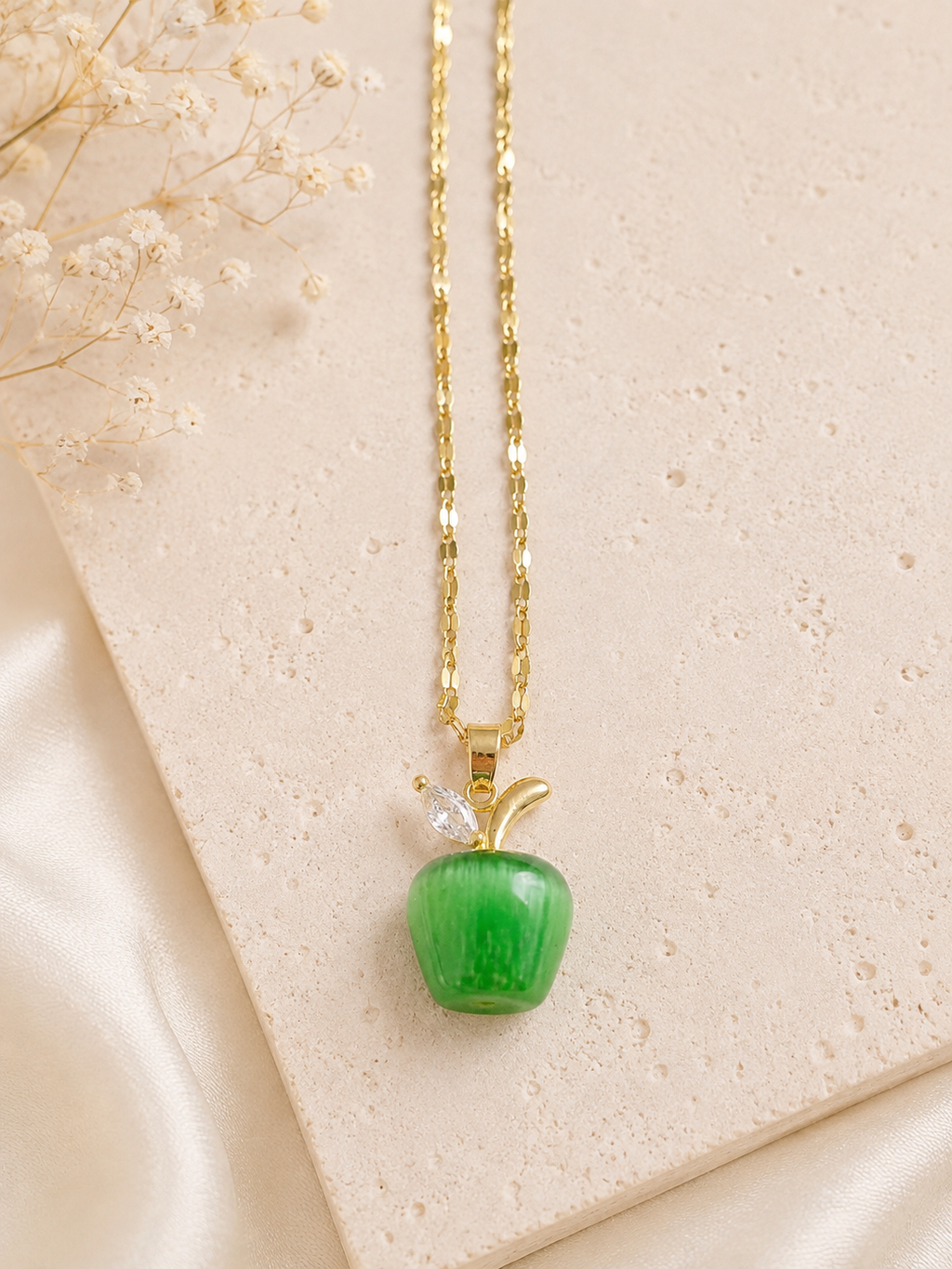 Apple Charm Necklace