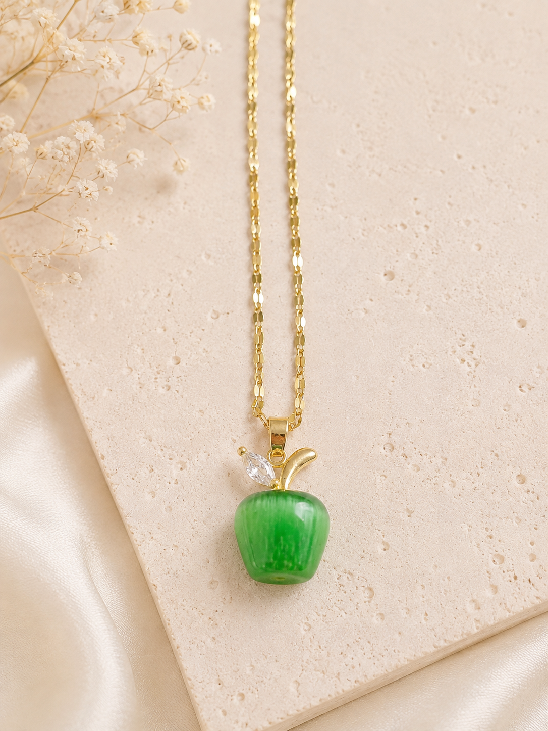 Apple Charm Necklace