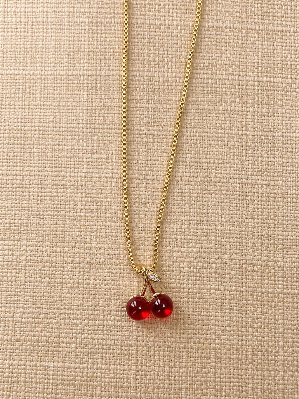 Cherry Charm Necklace