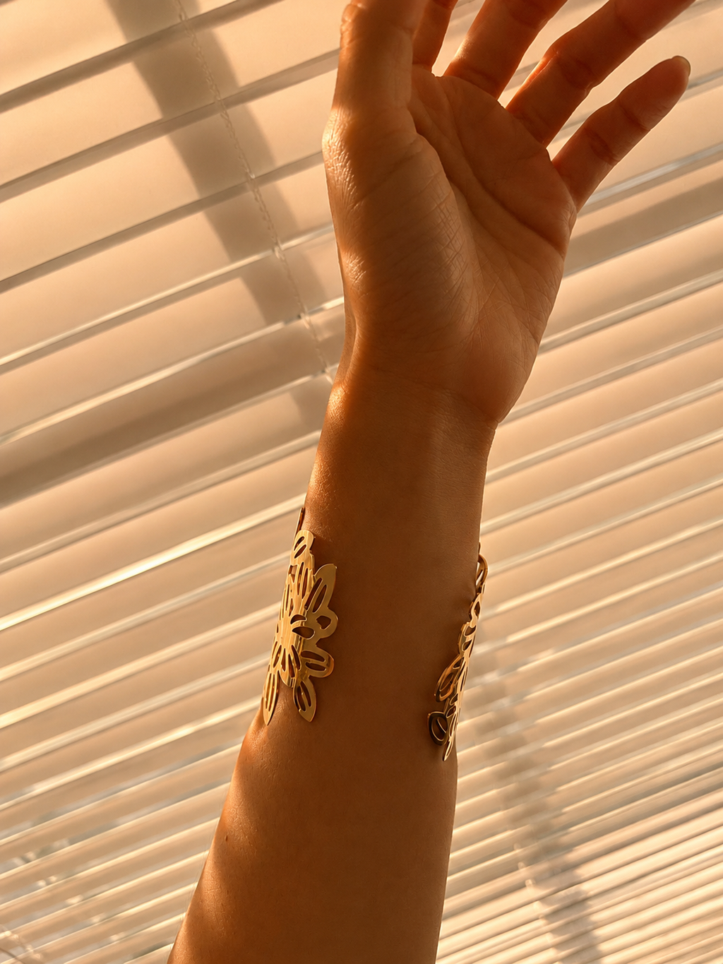 ✨ Monstera Adjustable Cuff Bracelet