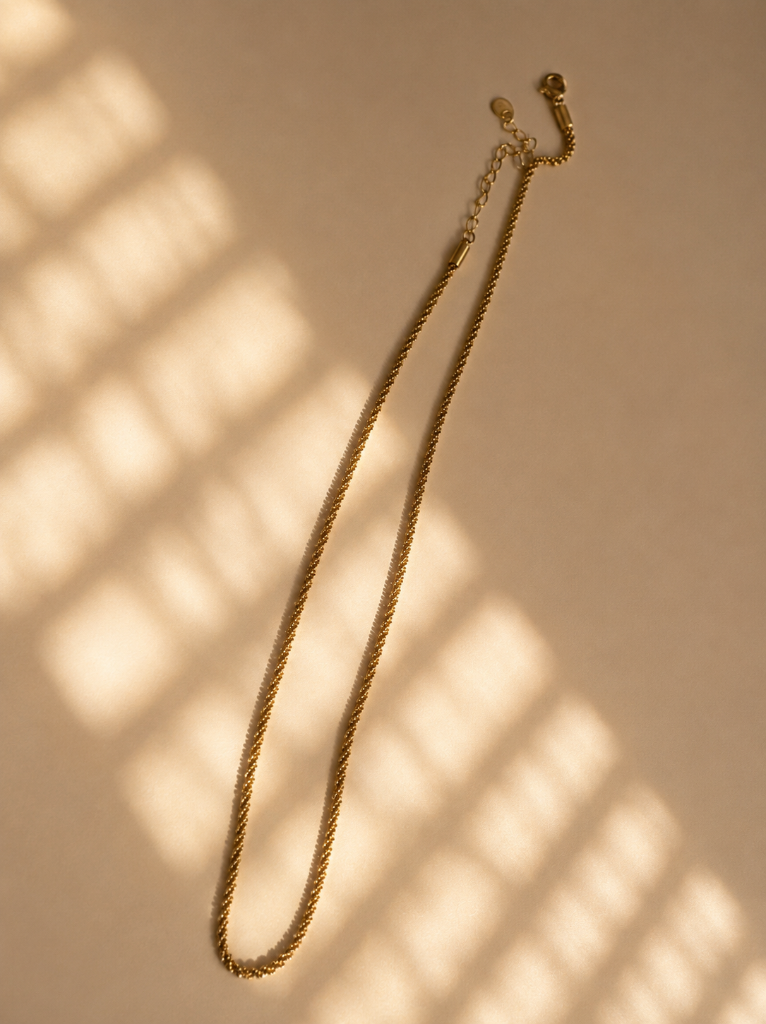 Golden Rope Chain Necklace