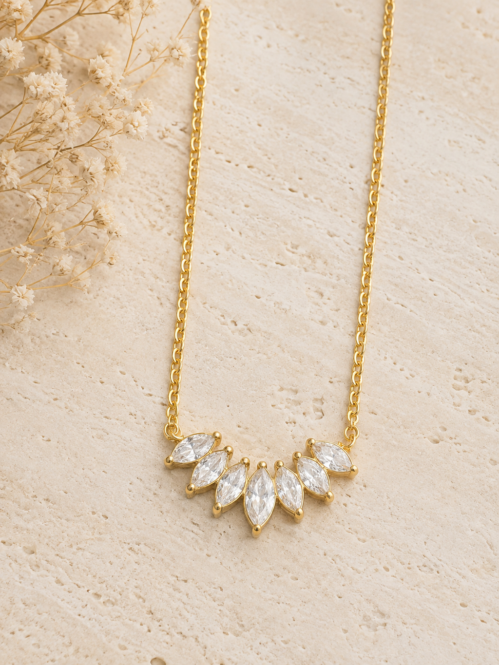 Marquise Crystal Necklace