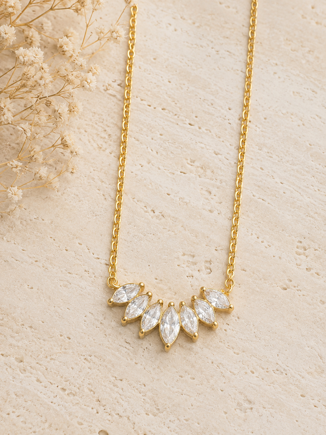 Marquise Crystal Necklace