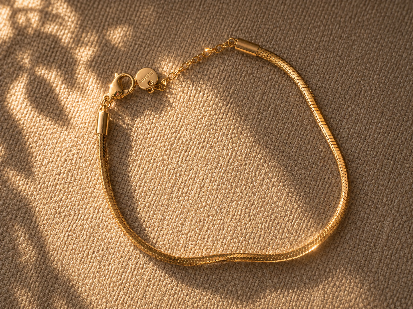 Golden Herringbone Bracelet