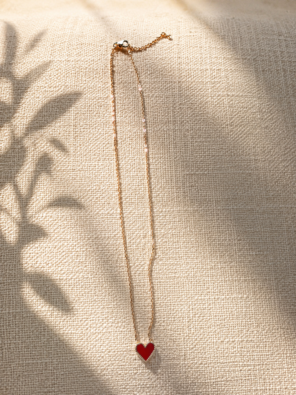 Scarlet Heart Necklace