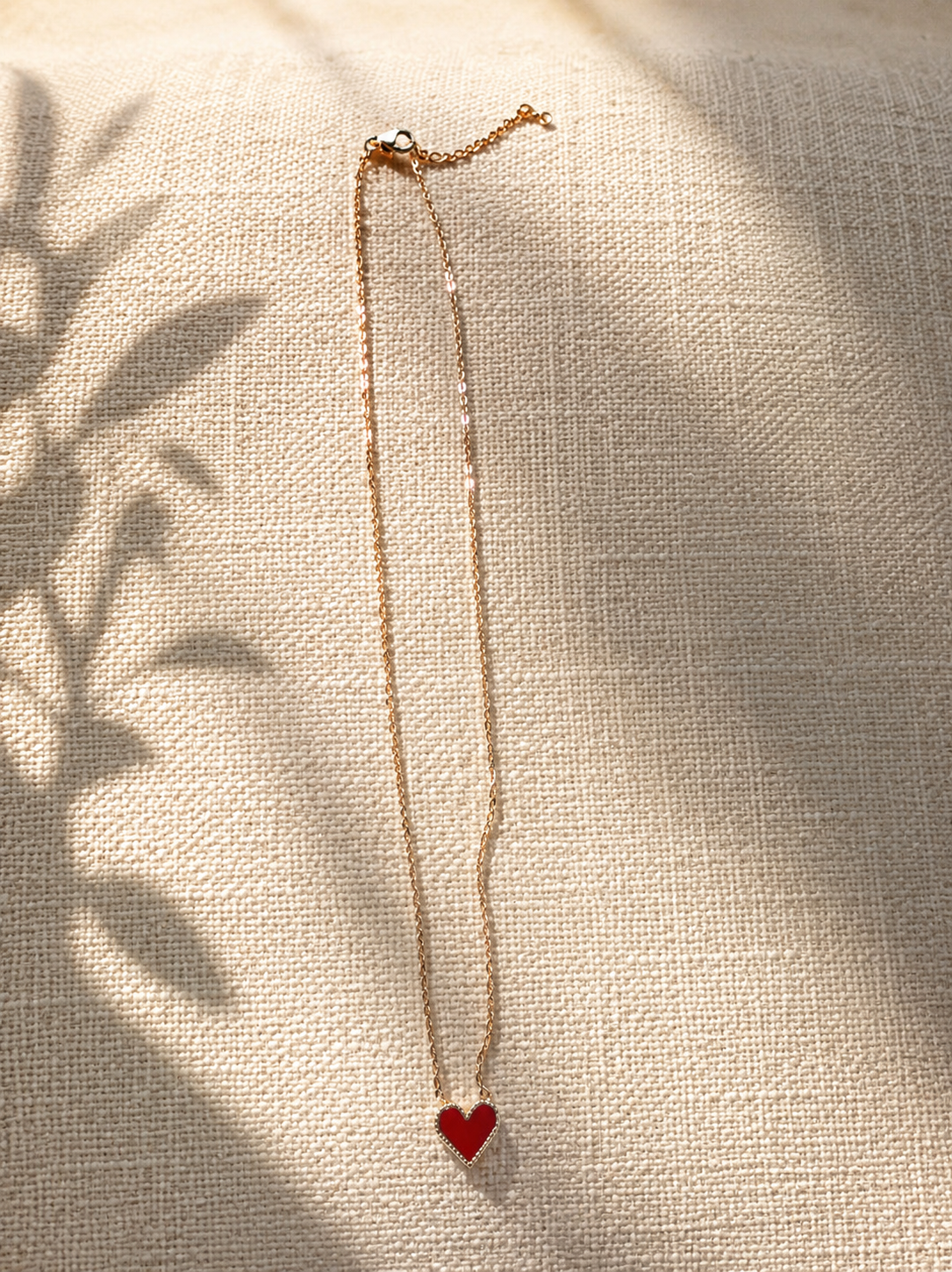 Scarlet Heart Necklace
