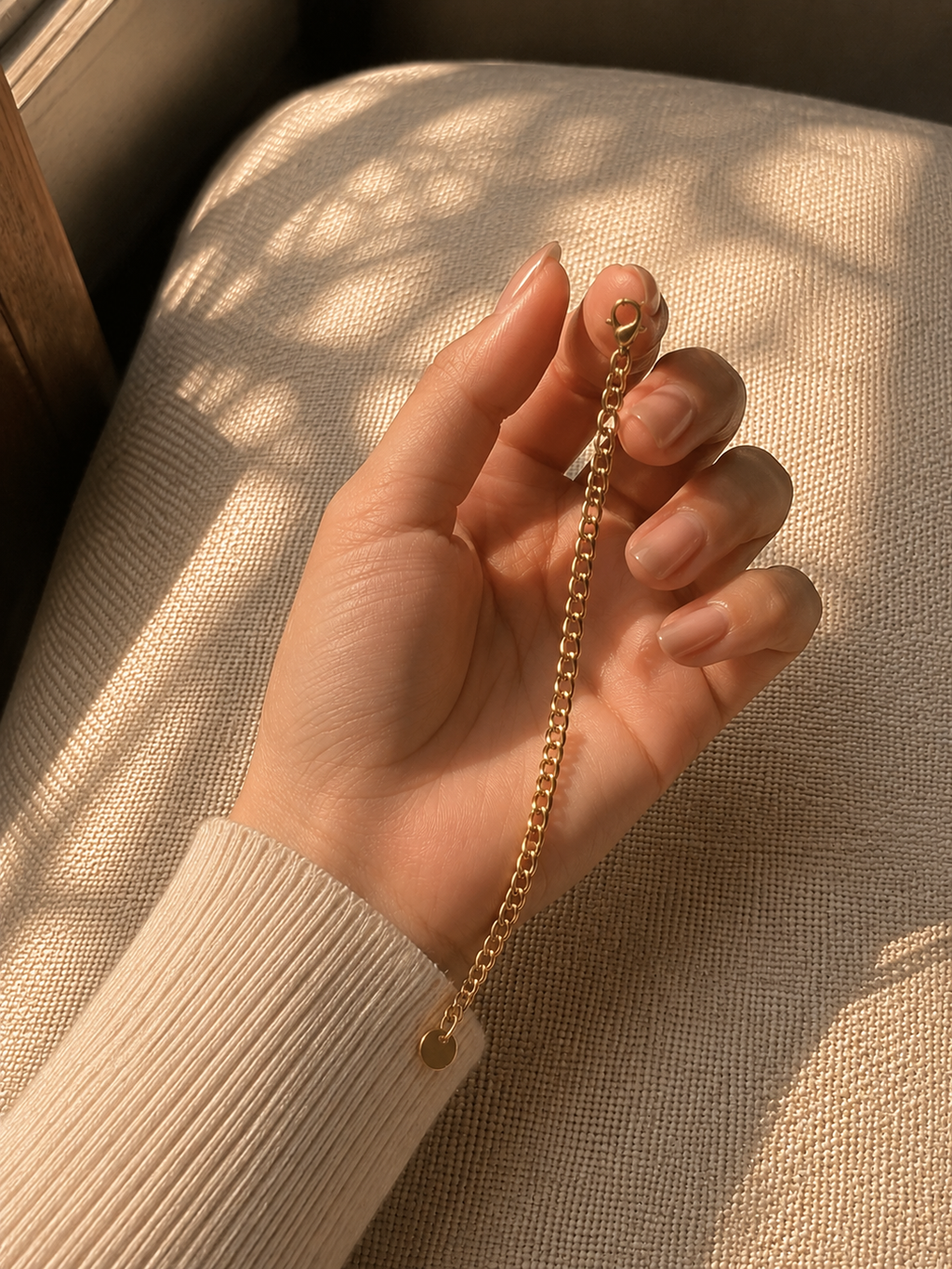 Golden Figaro Chain Bracelet