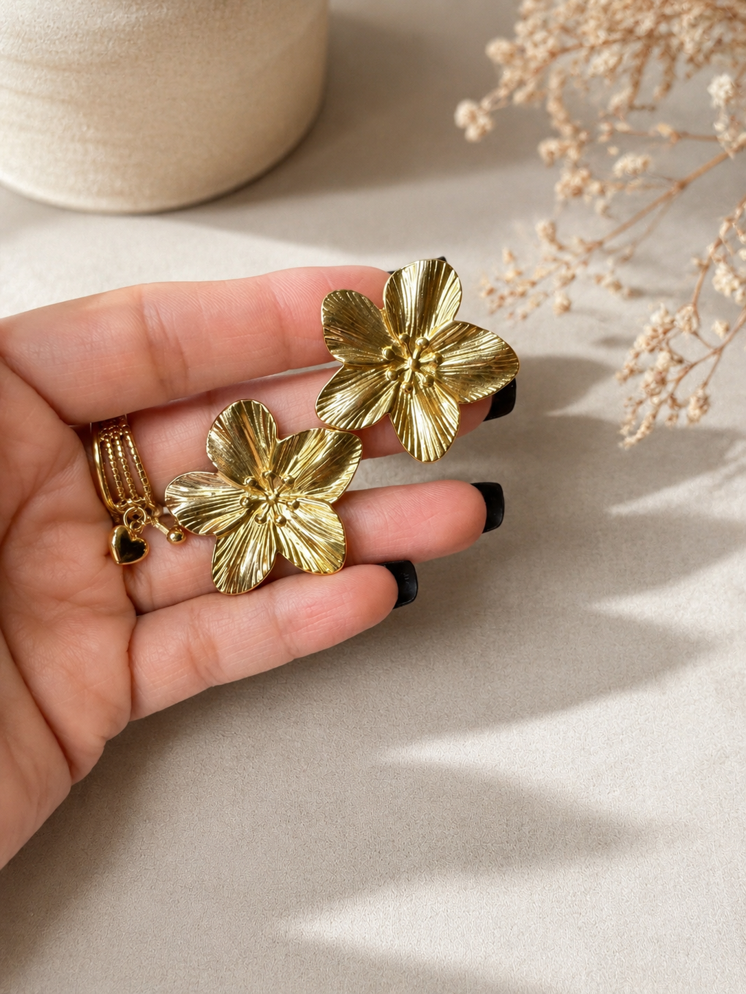 Bloom Flower Stud Earrings