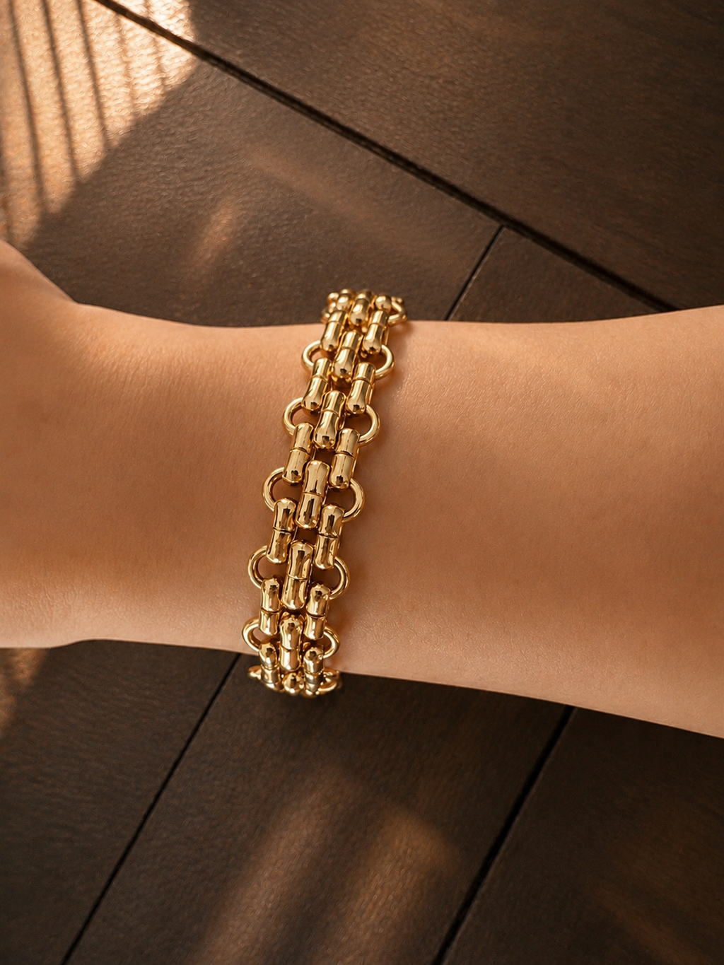 Golden Link Chain Bracelet