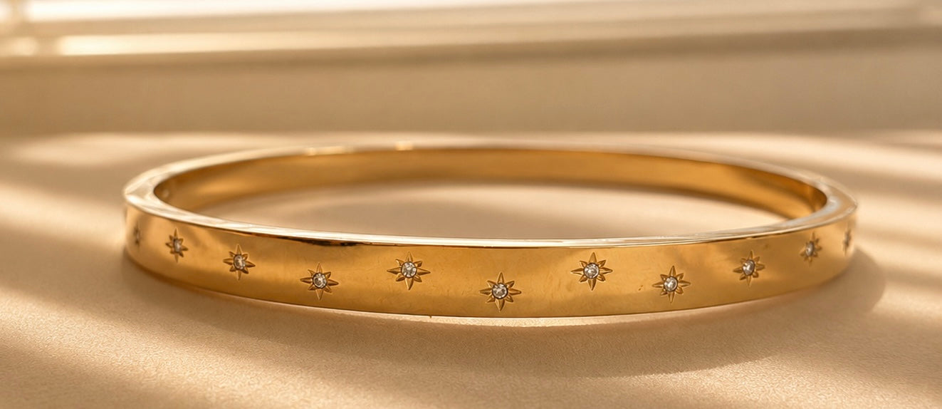 Aurelia Starlight Bangle Bracelet