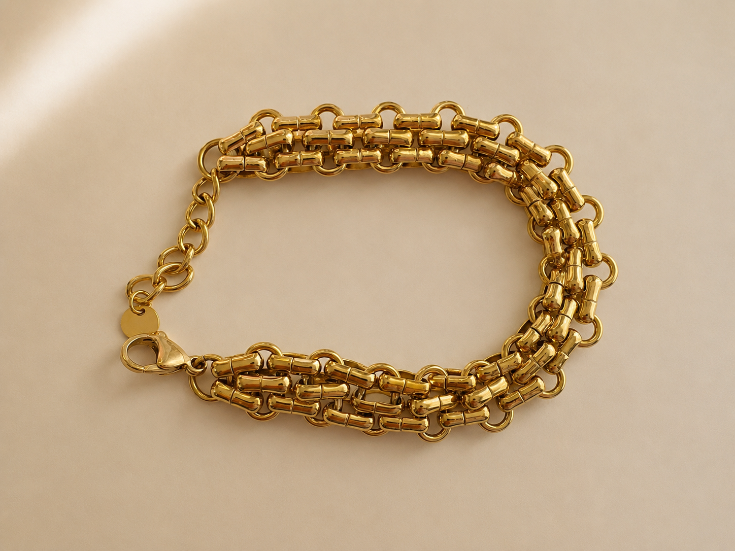 Golden Link Chain Bracelet