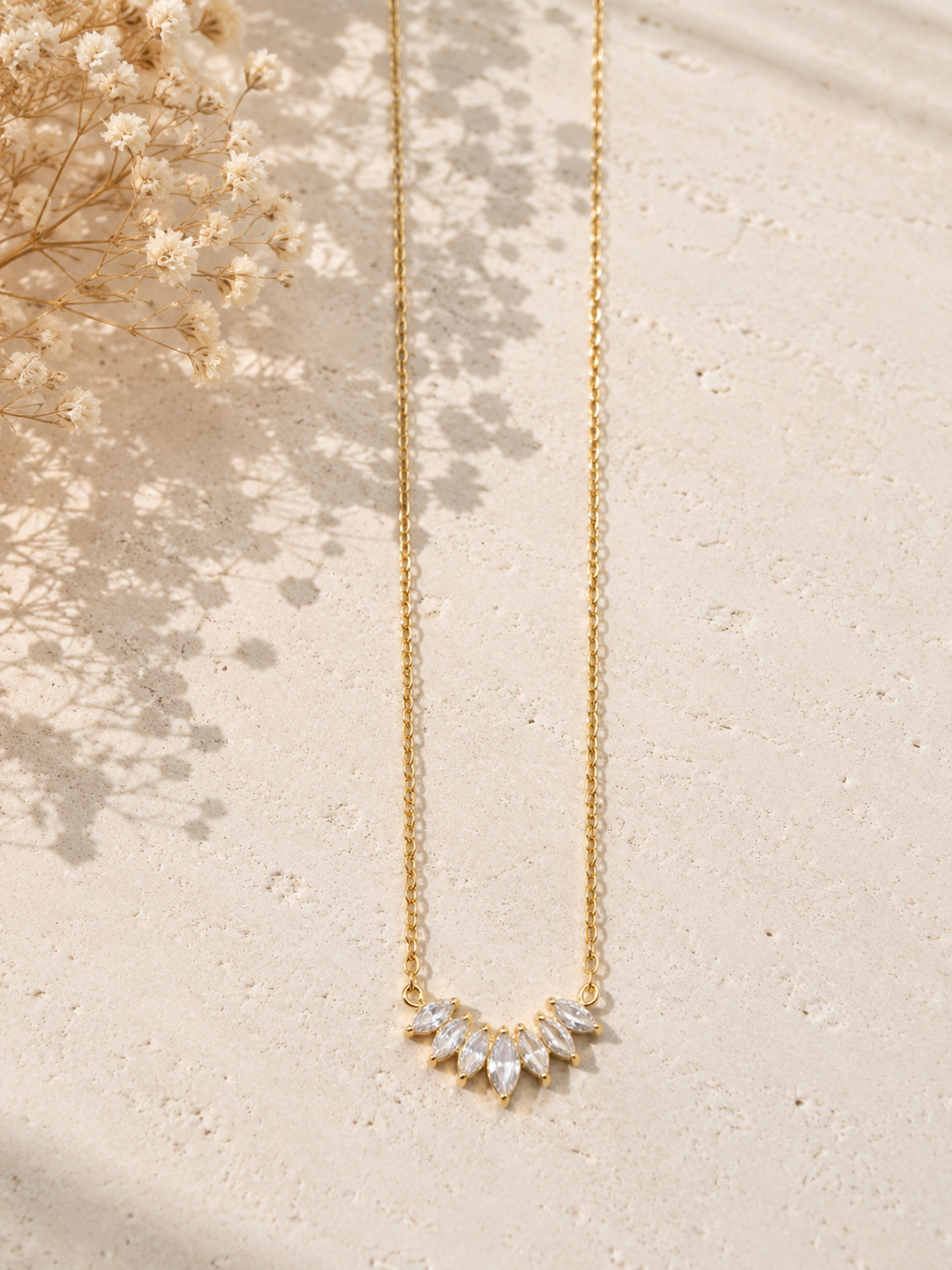 Marquise Crystal Necklace