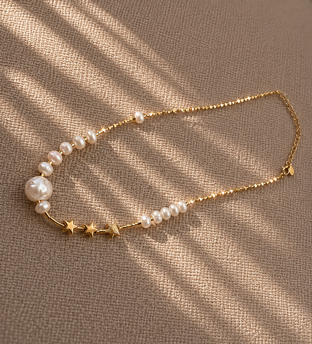 Celestial Pearl Necklace